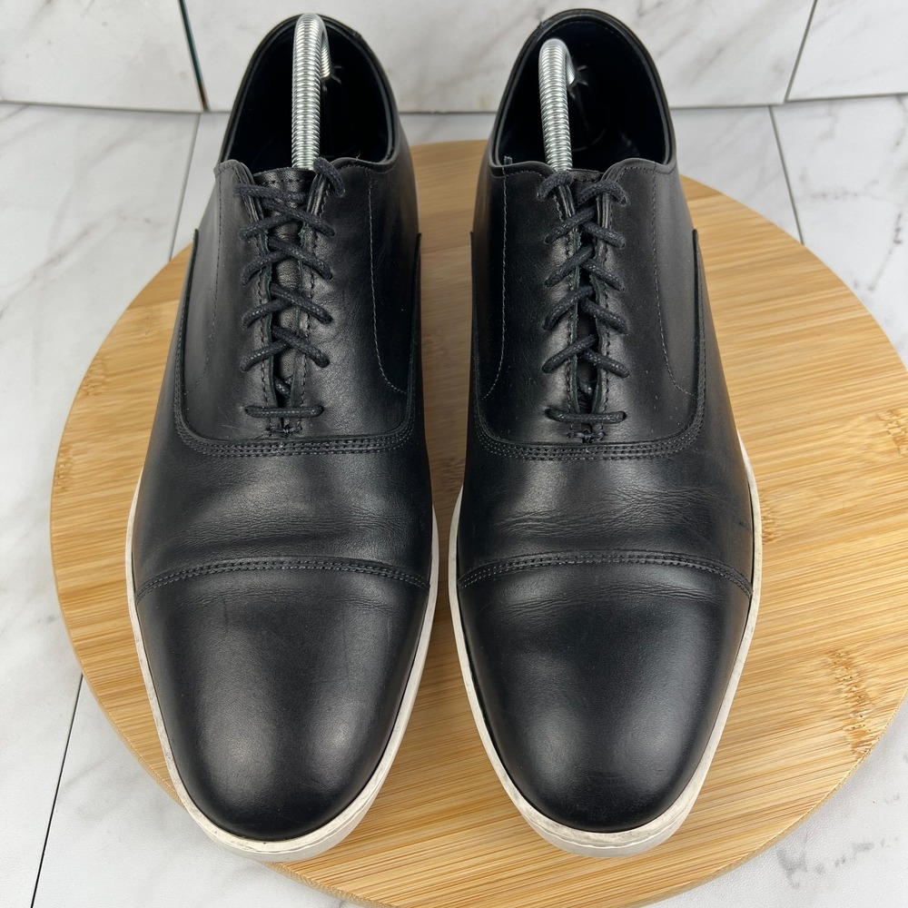 Allen Edmonds Park Avenue Mens Size 10 E Black Leather Oxford Dress Sneaker 3860 - Picture 5 of 14